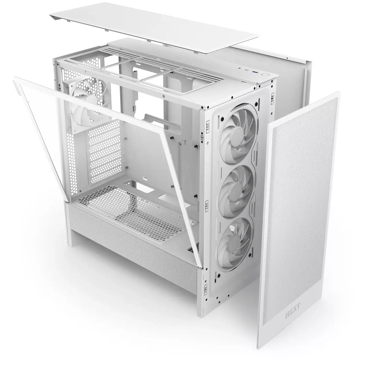 Корпус NZXT H5 Flow Midi Tower White Photo 6