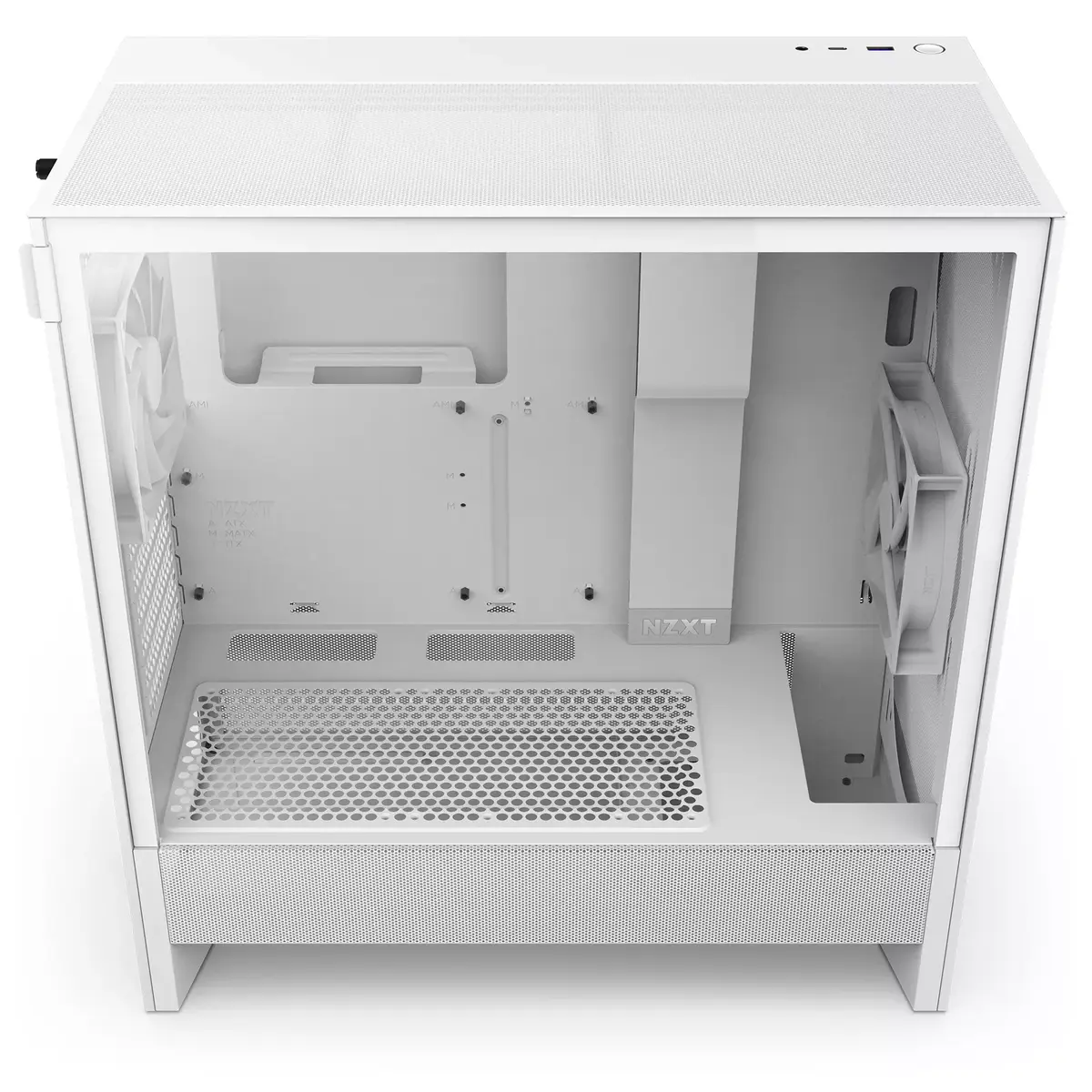 Корпус NZXT H5 Flow Midi Tower White Photo 9
