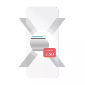 Fiksēta ekrāna aizsardzība | Apple | iPhone 16 | Rūdīts stikls | Caurspīdīgs | 2.5D