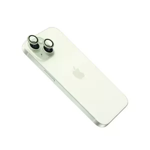 Fixed Camera Glass protective lens cover for Apple iPhone 16 / 16 Plus — tempered green