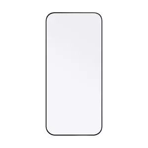 Fiksēts | Pilns 2.5D vāciņš | Apple | iPhone 16 Pro Max | Rūdītais stikls | Melns | Ekrāna aizsargs