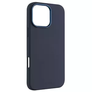 Back cover FIXED for Apple iPhone 16 Pro Max — MagFlow liquid silicone, blue