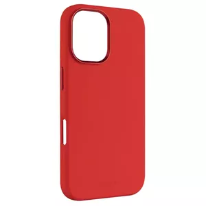Back cover FIXED for Apple iPhone 16 — Liquid Silicone, MagFlow, Red