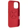 Back cover FIXED for Apple iPhone 16 — Liquid Silicone Red Photo 2