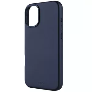 Back cover FIXED for Apple iPhone 16 Plus — Leather, Blue