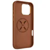 Fixed leather back cover for iPhone 16 Pro Max Photo 2
