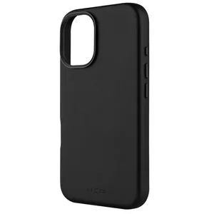 Back cover FIXED MagLeather for Apple iPhone 16 — Leather, Black