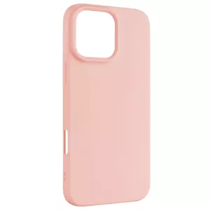 Protective back cover FIXED for Apple iPhone 16 Pro Max, rubberized finish, pink