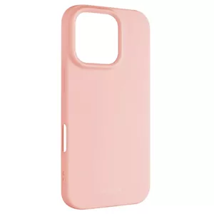Protective back cover FIXED for Apple iPhone 16 Pro, rubberized finish, pink