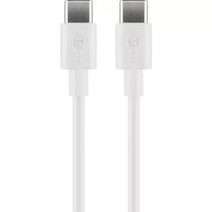 Goobay 51244 USB kabelis USB 2.0 2 m USB C Balts