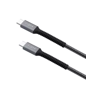 Car power adapter FIXED FIXDA-CC12-GR — 12V DC input, USB-C and USB outputs