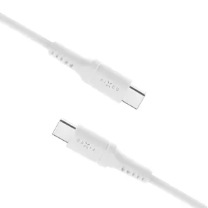 USB-C to USB-C fixed cable FIXED FIXDLS-CC2-WH, 2 m, 60 W