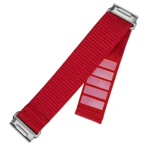 Ремешок-замена 22 мм из нейлона FIXED для Garmin QuickFit 160–210 мм красный