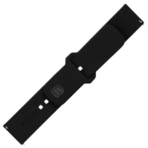 Комплект силиконовых ремней 20 мм FIXED FIXSST2-20MM-BK с быстросъёмом, ширина крепления 20 мм, чёрный