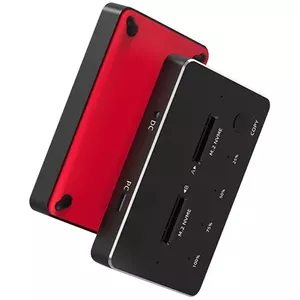 Док-станция для SSD с двумя отсеками extra digital HC380626 для M.2 SATA и NVMe с USB-A и USB-C