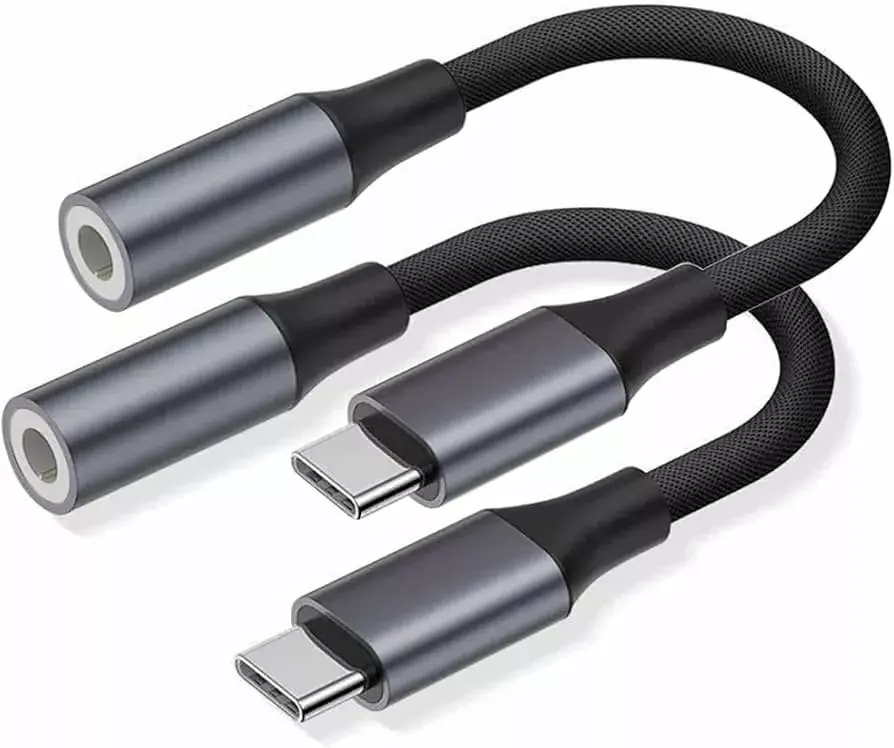 USB-C to AUX adapter RoGer RO-USBCDAC-GR Photo 2
