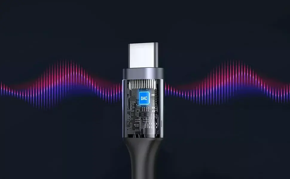 USB-C to AUX adapter RoGer RO-USBCDAC-GR Photo 3
