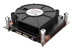 Akasa AK-CC7406BP01 Processor Air Cooler with 7.5 cm Fan, 1200-5500 RPM Speed, and Hydro Dynamic Bearing