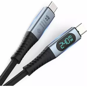 Кабель USB-C RoGer PD240V 40Gbps 8K60Hz, поддержка PD быстрой зарядки