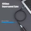 Кабель USB-C RoGer PD240V 40Gbps 8K60Hz Photo 4
