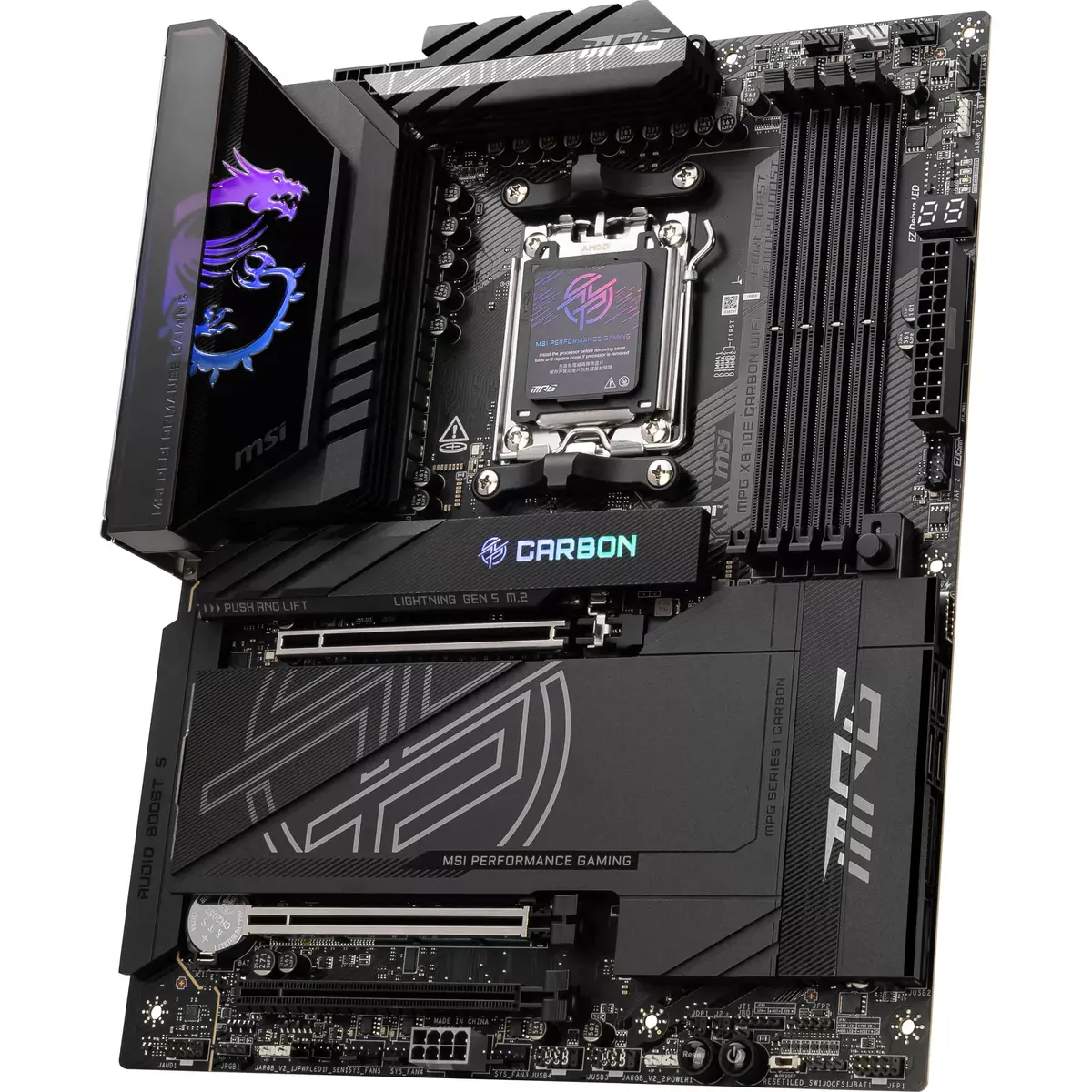 Mātesplate MSI MPG X870E CARBON WIFI (Socket AM5) Photo 3