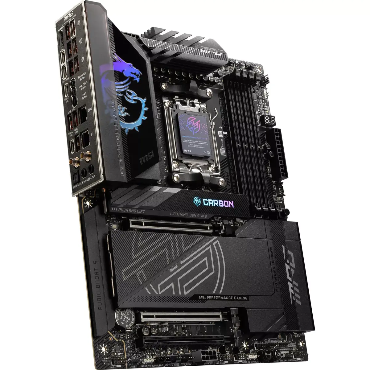 Mātesplate MSI MPG X870E CARBON WIFI (Socket AM5) Photo 4