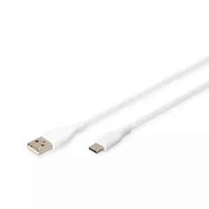 USB-C Connection Cable Digitus AK-300340-005-W 0.5m White