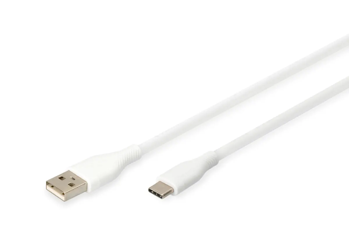 DIGITUS AK-300340-005-W Silikona savienojuma kabelis USB-C