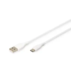 USB-C Connection Cable Digitus AK-300340-010-W 1m White