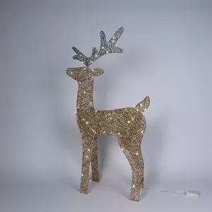 LED Decora Deer decorative light by CHRISTMAS_TO model 623060TS-WW with 60 LEDs, white warm