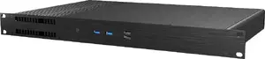 Computer case Akasa Galileo TU3 Plus MKII Mini-ITX case - black