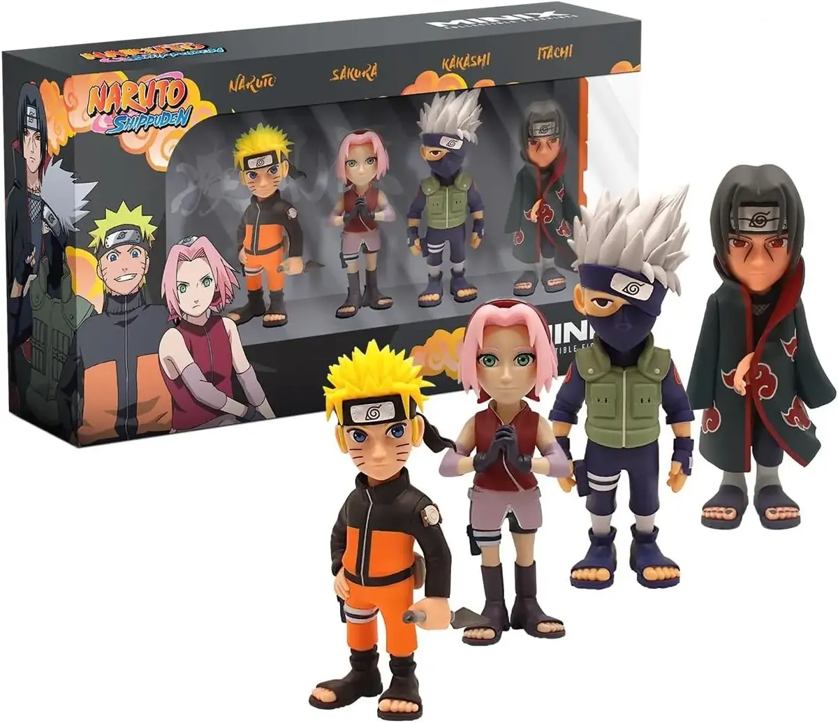 MiniX Naruto Shippuden 7 cm Action Figure 4-Pack Photo 2