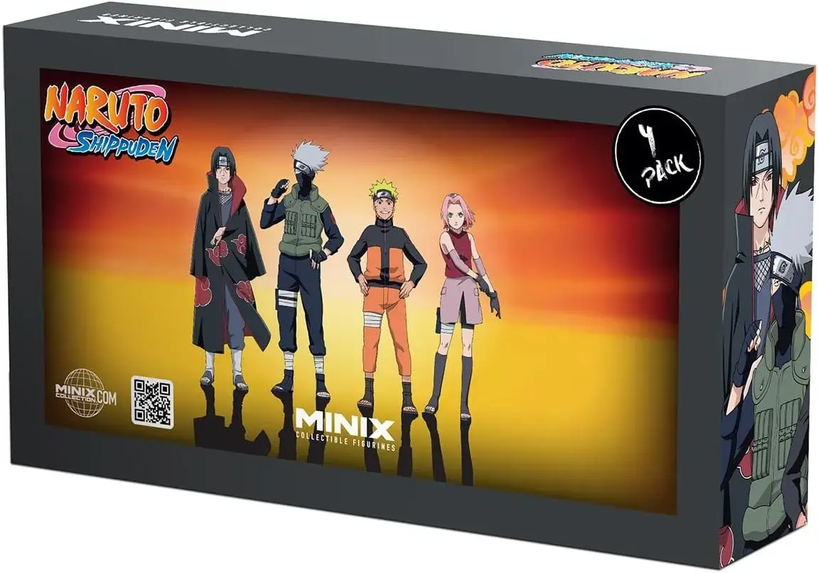 MiniX Naruto Shippuden 7 cm Action Figure 4-Pack Photo 5