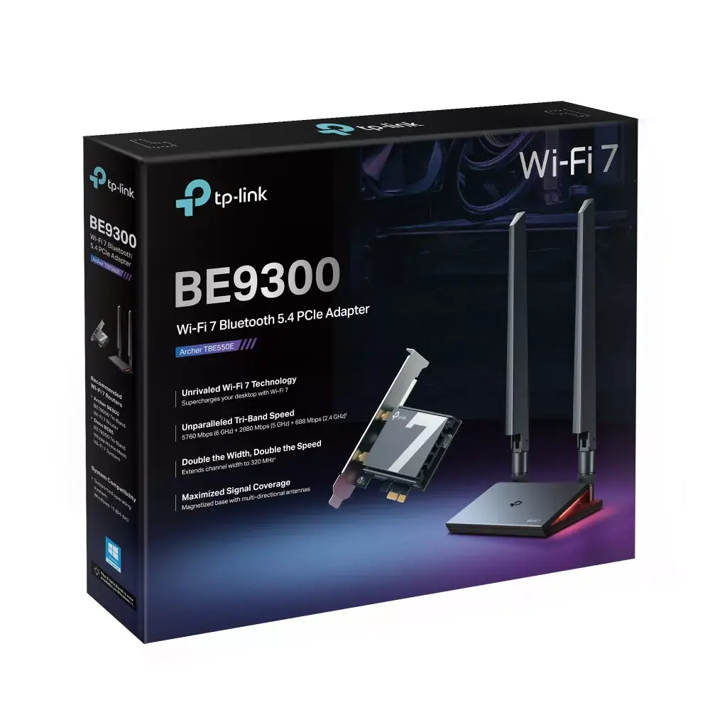 TP-Link Archer BE9300 Wi-Fi 7 PCIe адаптер Photo 8
