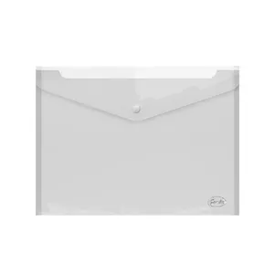 Document folder Forofis A4 with snap fastener, transparent, 0.16 mm