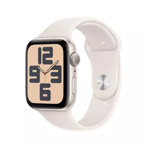 Viedpulkstenis Apple Watch SE GPS 44mm Starlight alumīnija korpuss bēšs