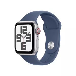 Viedpulkstenis Apple Watch SE GPS + Cellular 40mm Sudraba alumīnija korpuss Zils