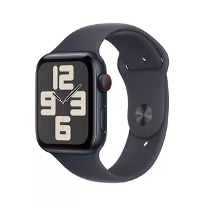 Умные часы Apple Watch SE GPS + Cellular 44mm Midnight Aluminium Case with Midnight Sport Band - M/L