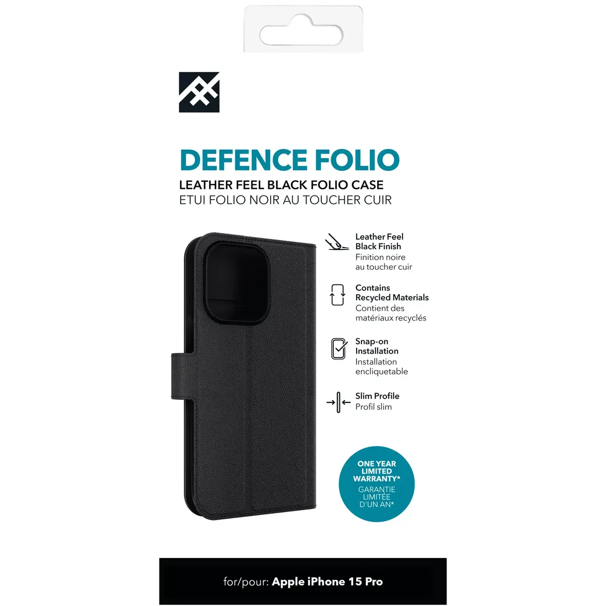 Folio maciņš IFROGZ Defence Folio iPhone 15 Pro Photo 2