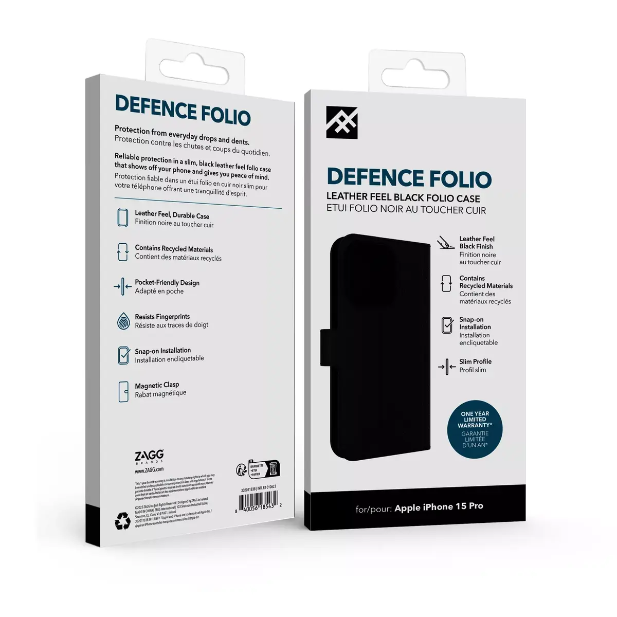 Folio maciņš IFROGZ Defence Folio iPhone 15 Pro Photo 3