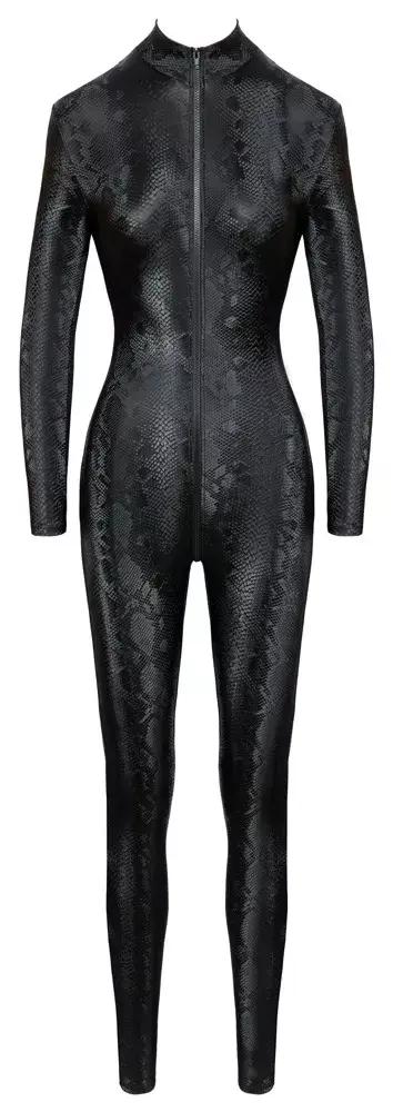 Catsuit Cottelli Collection S Black Snake Photo 11