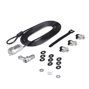 Security Lock Kit StarTech.com 3M4-DESK-LOCKING-KIT K-Slot 9.8ft Steel Cable
