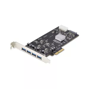 StarTech.com 4-Port USB PCIe Card USB 3.2 5Gbps 4x USB-A Ports