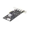 StarTech P5Q4A-USB-CARD 4-портовая карта USB PCIe Photo 2