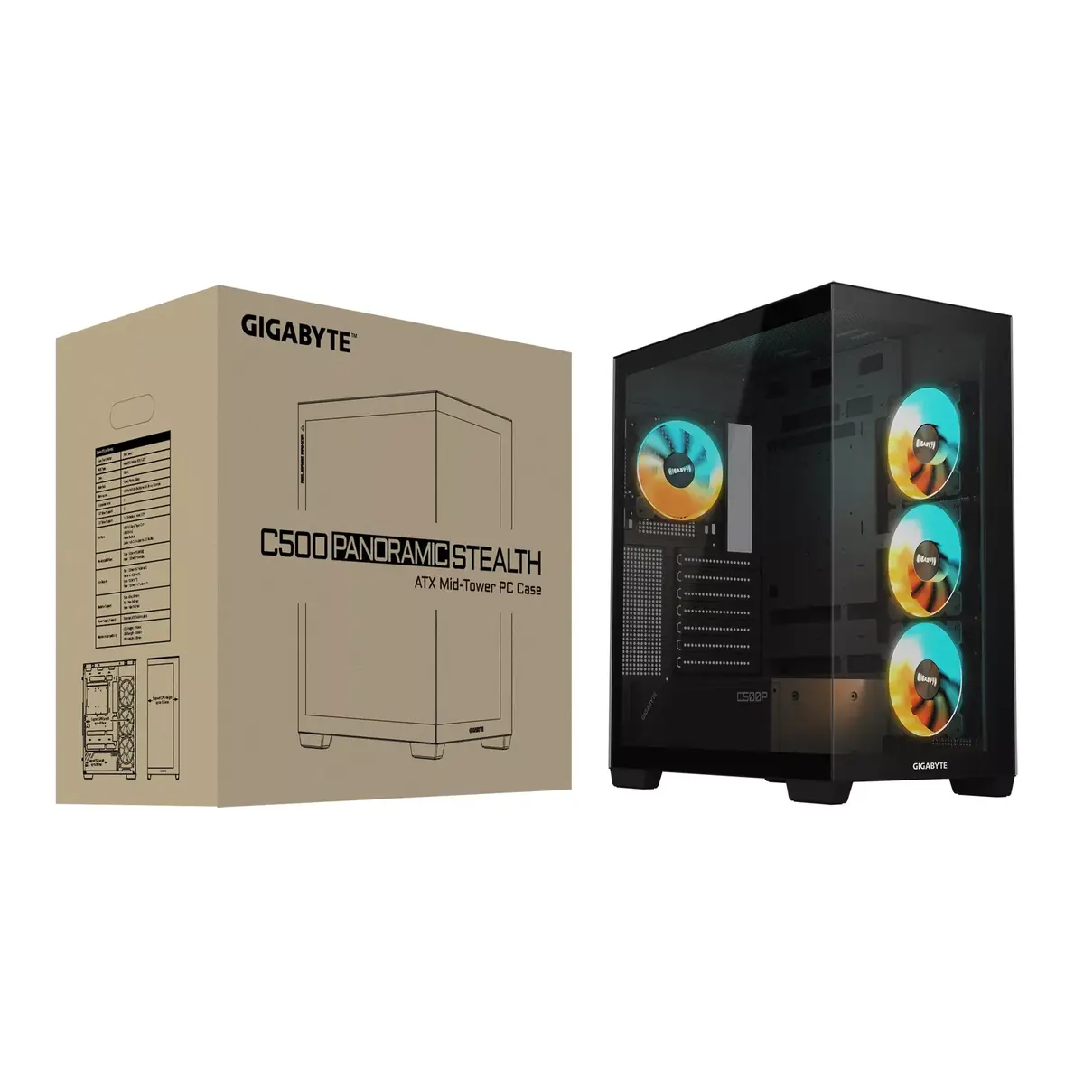 Компьютерный корпус GIGABYTE C500 PANORAMIC STEALTH Photo 8