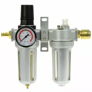 Воздушный фильтр с маслёнкой GEKO 7140990, 1/2" резьба, для сжатого воздуха до 10 бар