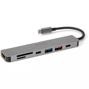 Adapter PLATINET Multimedia 7-in-1 USB-C to HDMI and USB/PD - model 45985