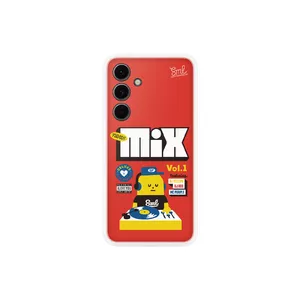 Vāks Samsung Sticky Monster Lab Flipsuit Case S24 FE Sarkans