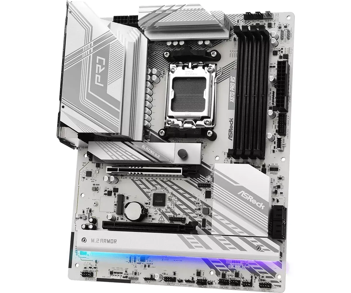ASRock X870 PRO RS ATX материнская плата Socket AM5 Photo 2