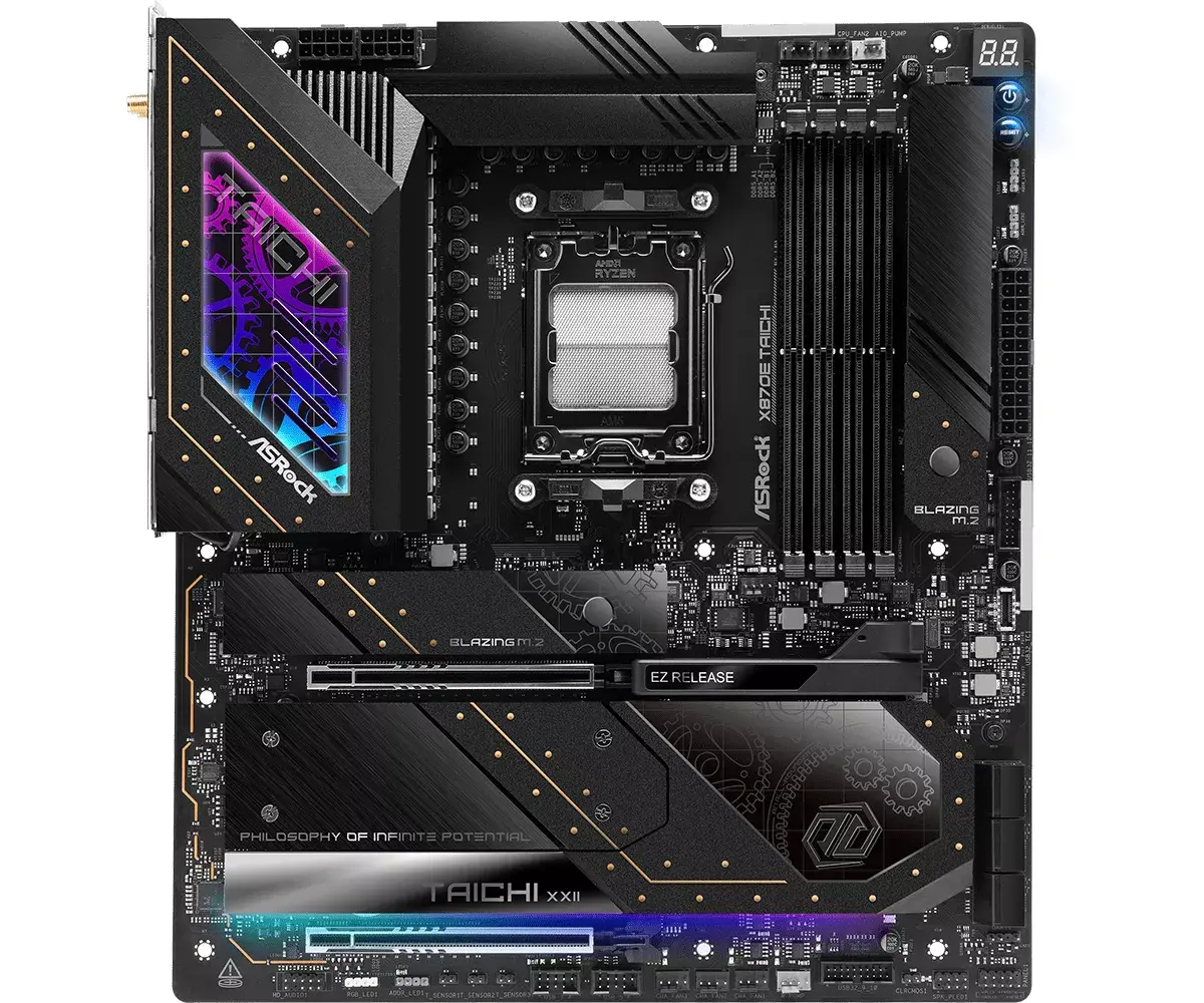 Материнская плата ASRock X870E Taichi (AMD X870E, Socket AM5) Photo 2
